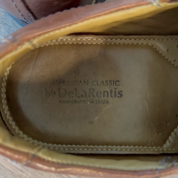American Classic by DeLaRentis Brown Leather Loafers  Men's Size 9 - Picture 7 of 7